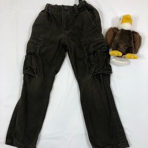 Brown adjustable cargo pants